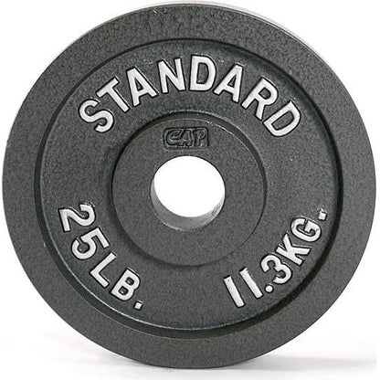 Barbell Gray Olympic Cast Iron Weight Plate, 245Lb Set