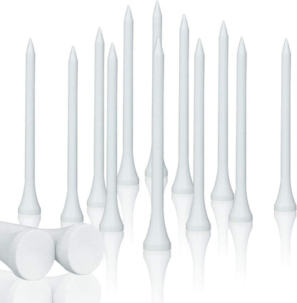 Bamboo Golf Tees Wood|Professional Multiple Colors Golf Tees 3-1/4,2-3/4,2-1/8 Inch Pack of 50/100|Golf Tee in Package