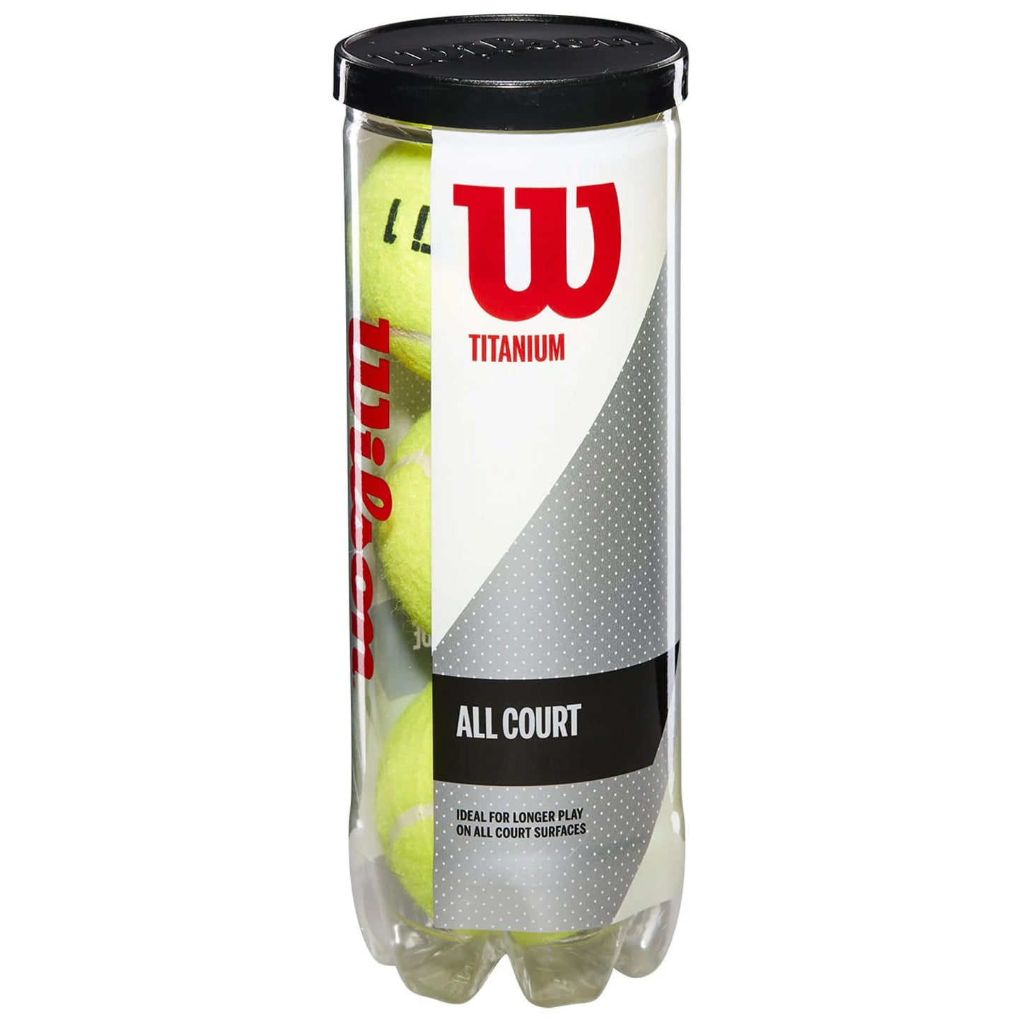 Titanium All Court Tennis Balls, 3 Ball Can